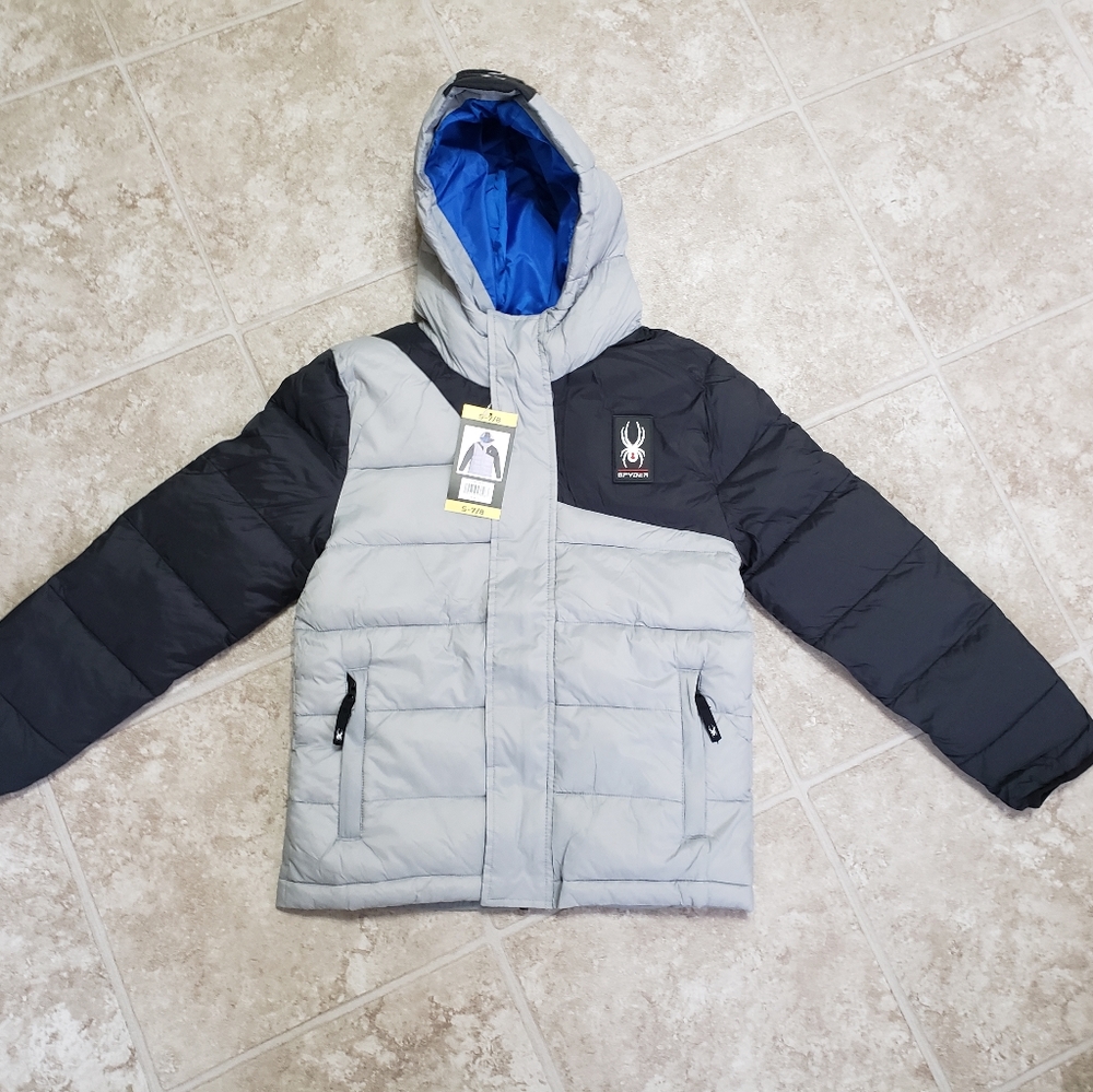 NEW XS 5/6 Spyder Boys Puffer Coat Jacket